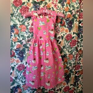 SunRaeDoLL, Pink Cotton, Kids Dress, Girls 6/7